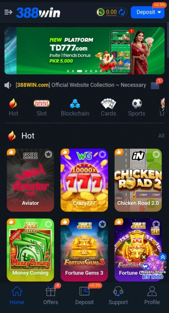 388Win Game interface image