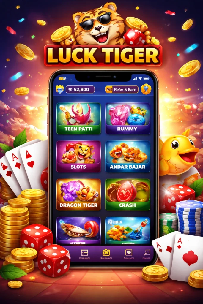 Lucky Tiger Game interface image