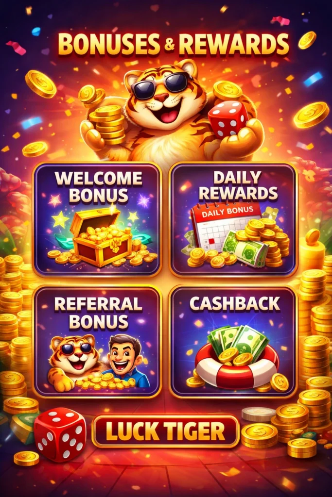 Lucky Tiger Game bonuses image