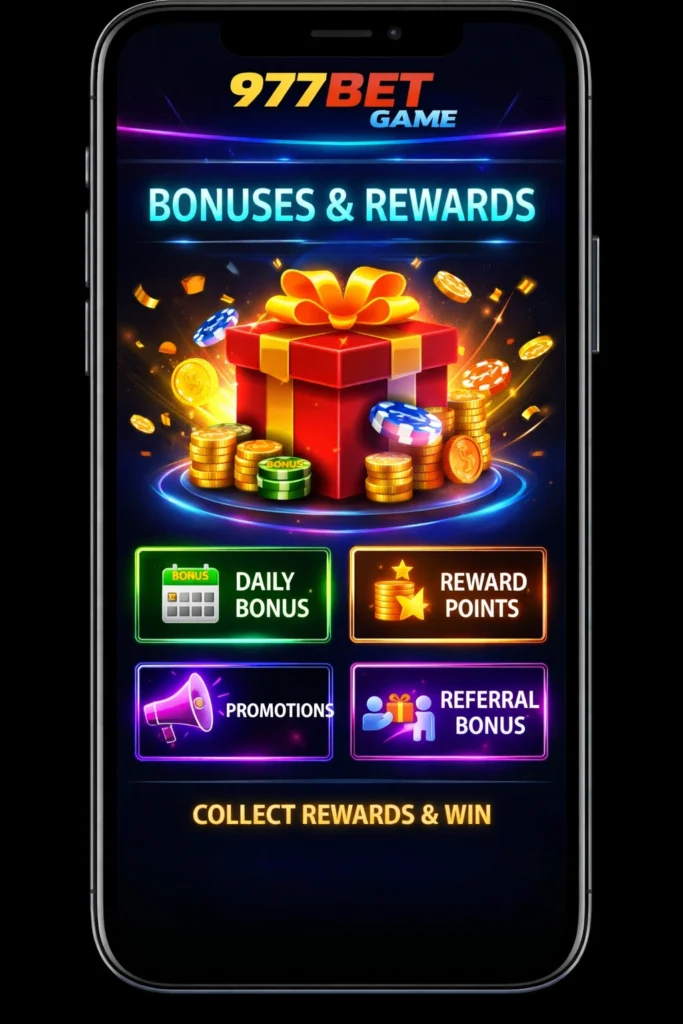 977Bet Game rewards image