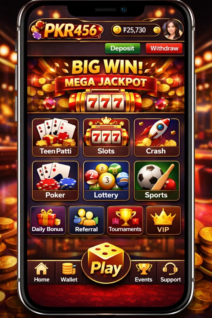 PKR456 Game interface image