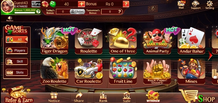 TeenPatti Google Game interface image