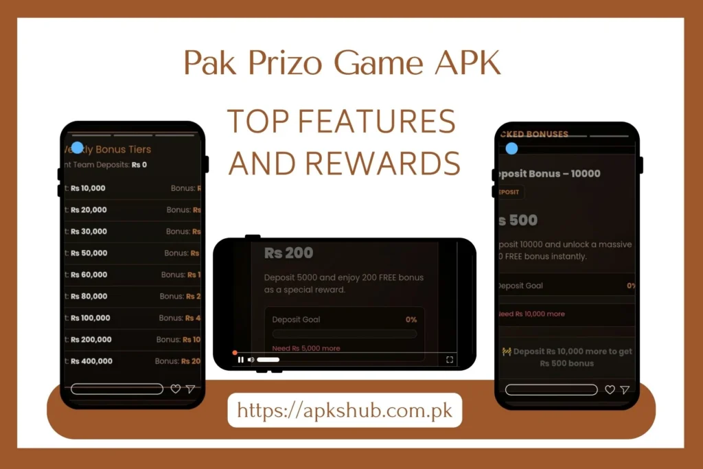 Pak Prizo Game Rewards Images