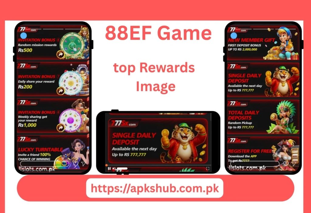 Screenshots of 88Ef Game Rewards