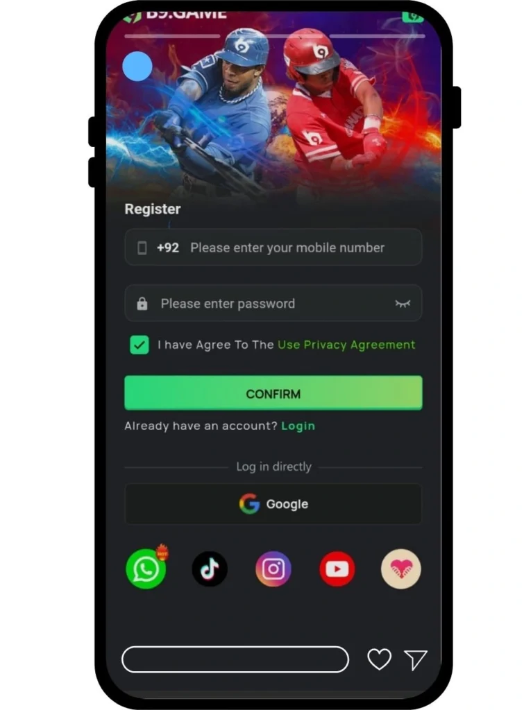 Register Page Screenshot