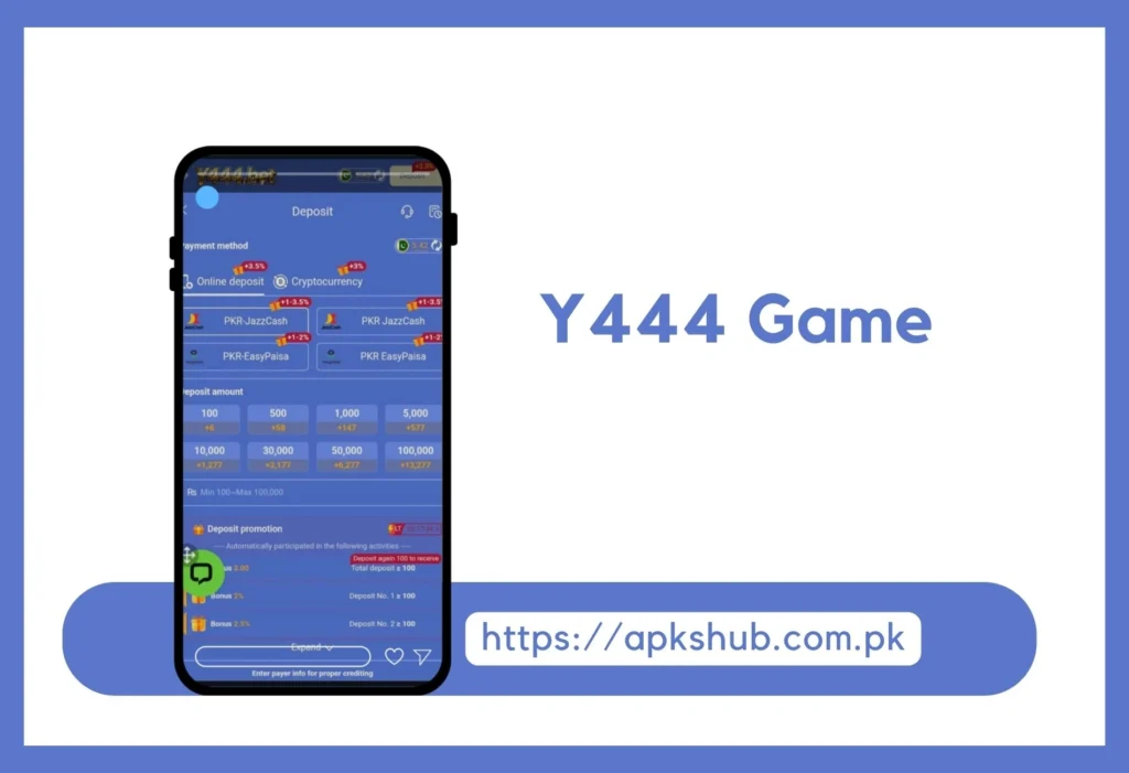 Y444 Game Deposit page image