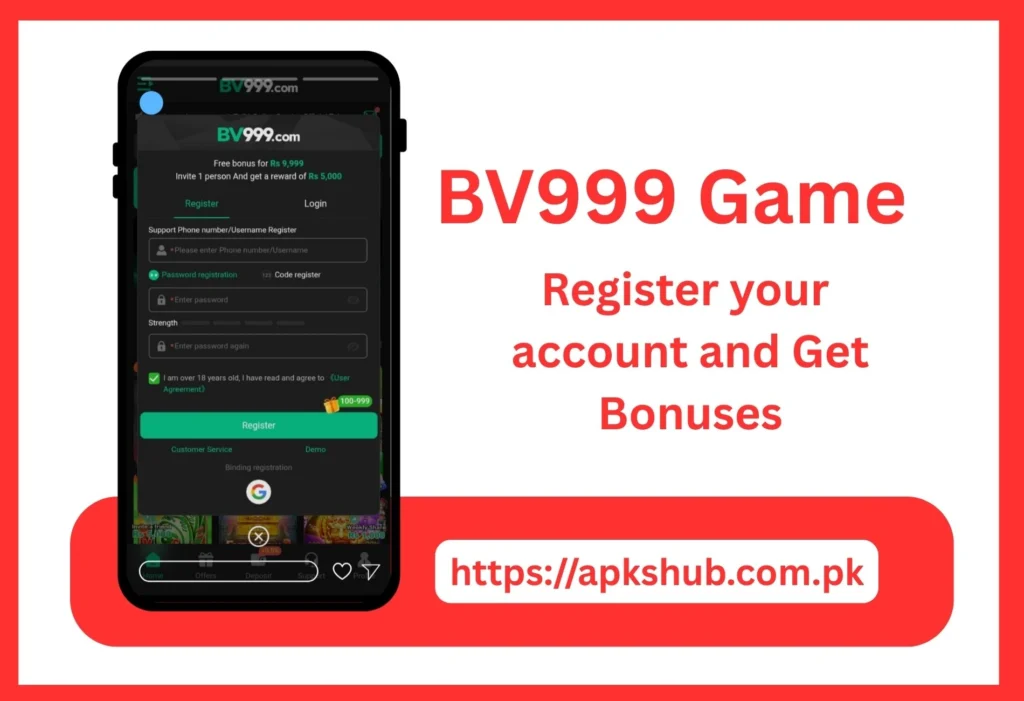 Register Image of BV999 Game