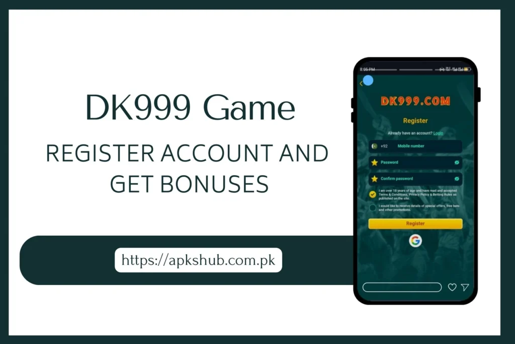 DK999 Game Register page Image