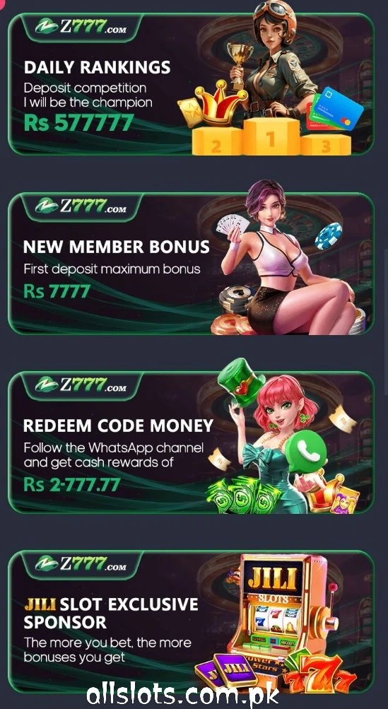 Z777 Game rewards iame