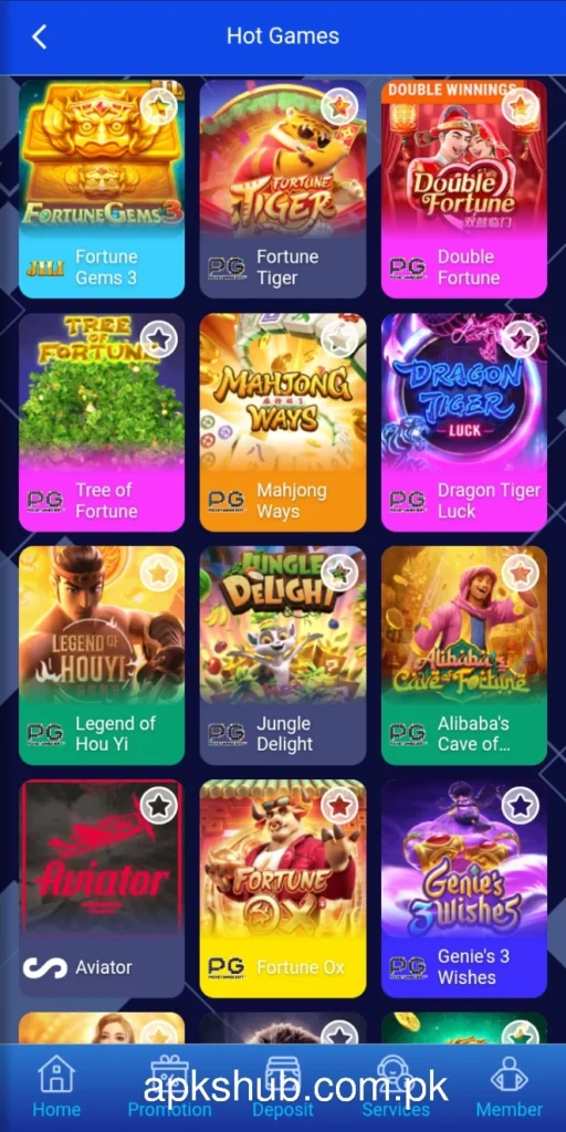 List of Games
