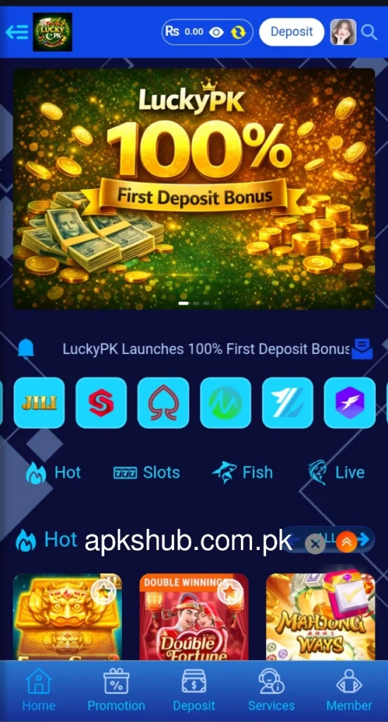LuckyPk Game Interface image