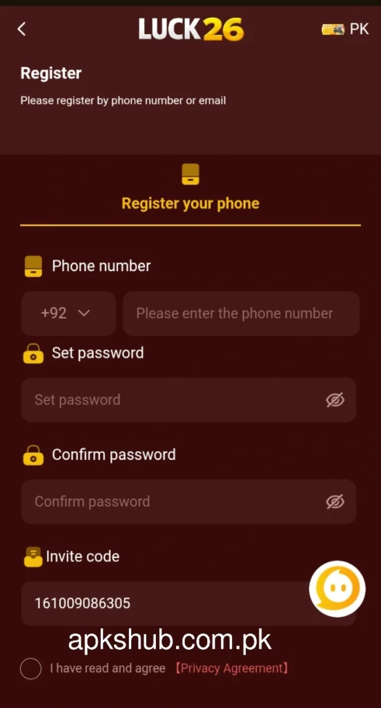 Register section image