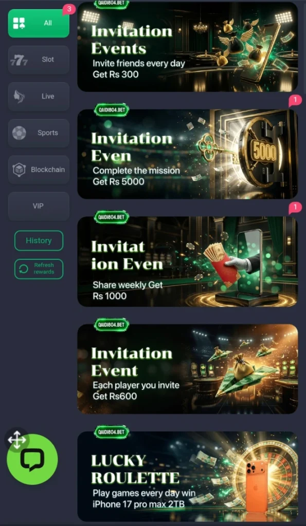 Rewards of Qaidi 804 Game