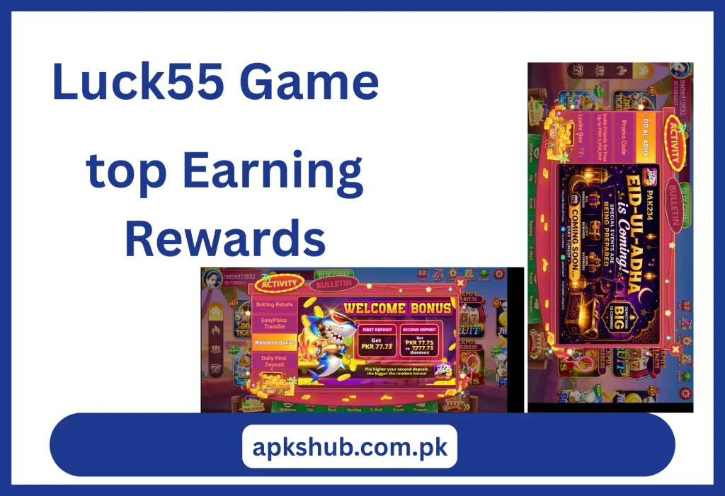 Lucky55 Game rewards image