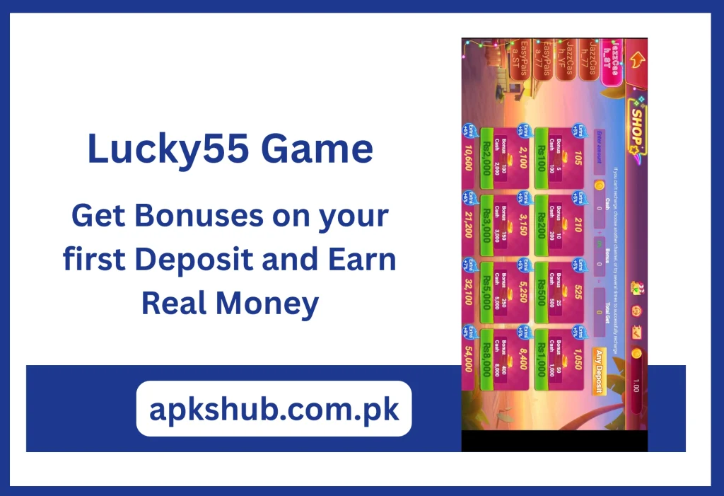 Lucky55 Game deposit section
