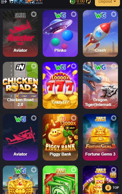 list of games
