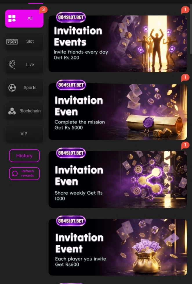 804Slot Game Rewards image