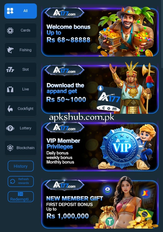 A177 Game Deposit Section