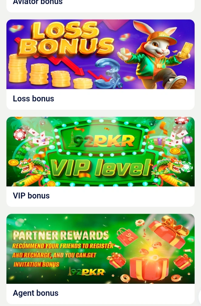 92PKR Game rewards image