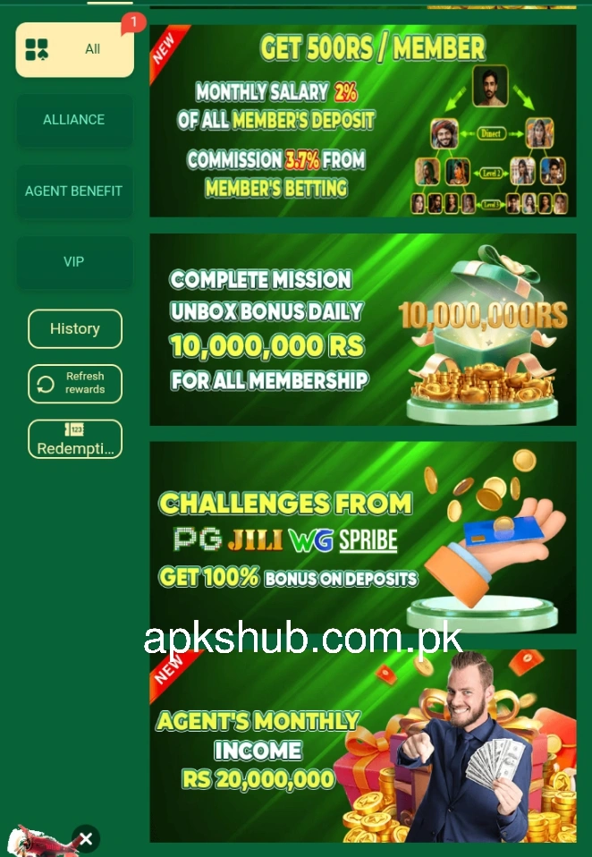 Golo777 Game rewards image