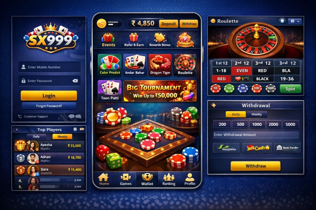 SX999 Game interface