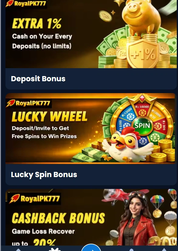 Royal PK777 Game rewards image