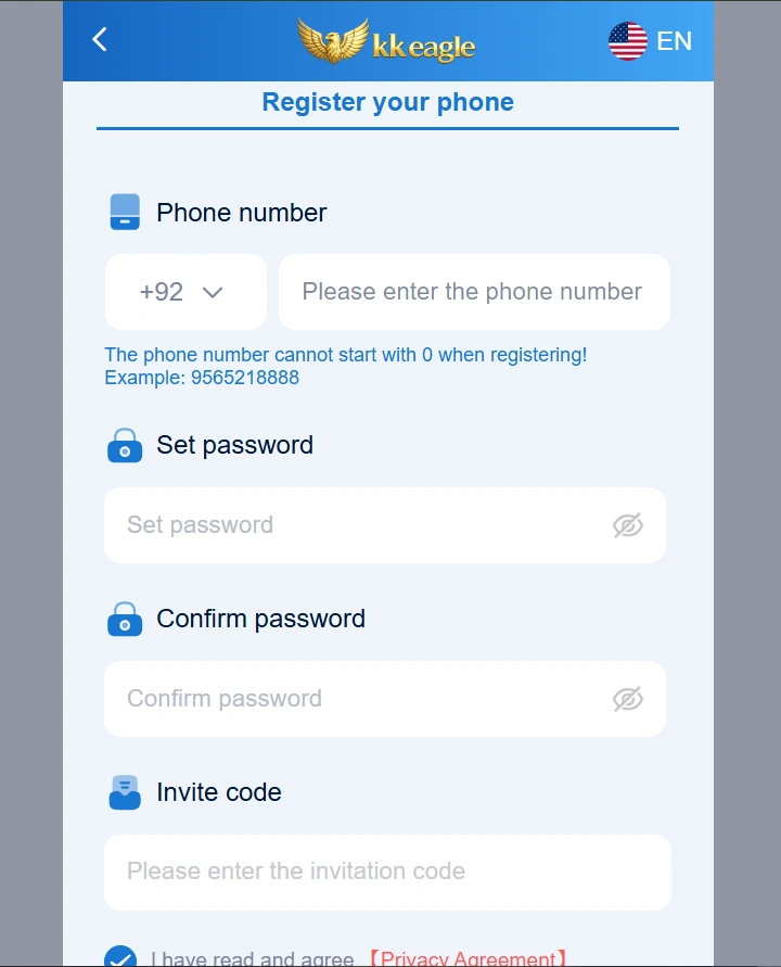 KK Eagle Game Register