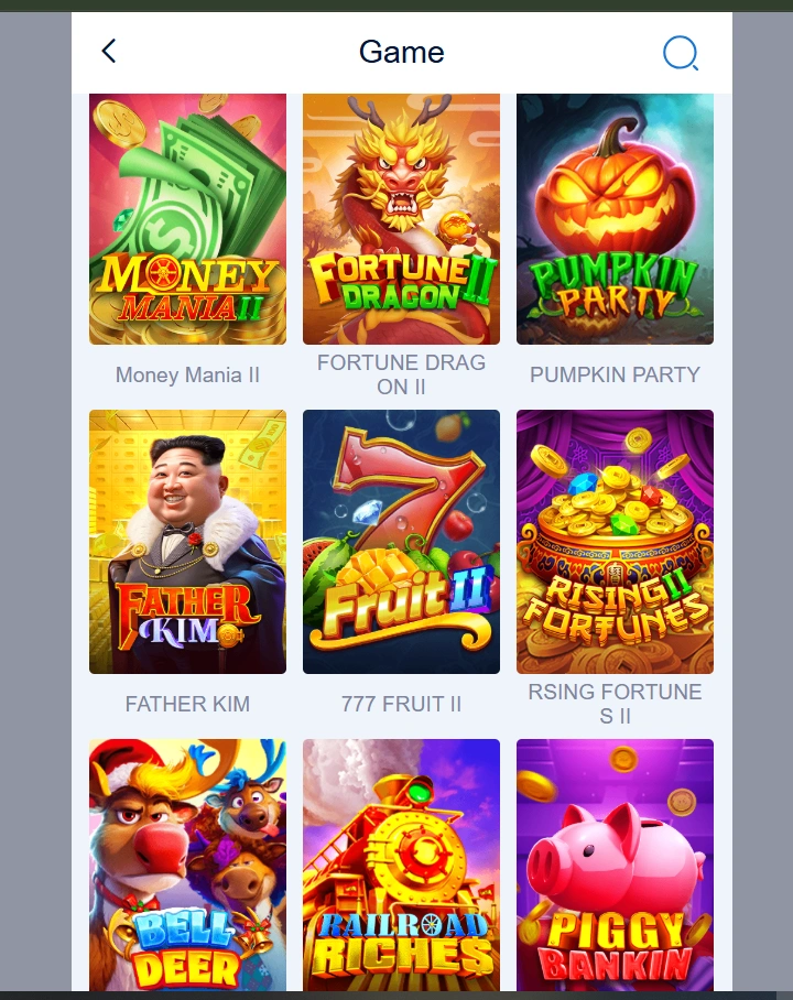 list of games