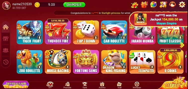 3Patti Hot Game interface image