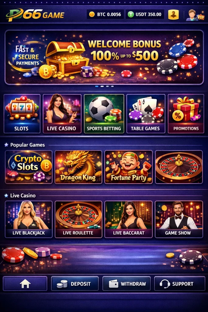 P66 Game interaface image