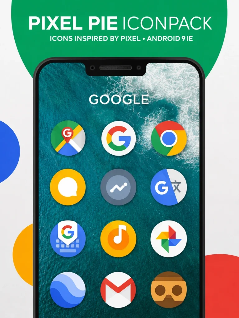 Android Pie Icons