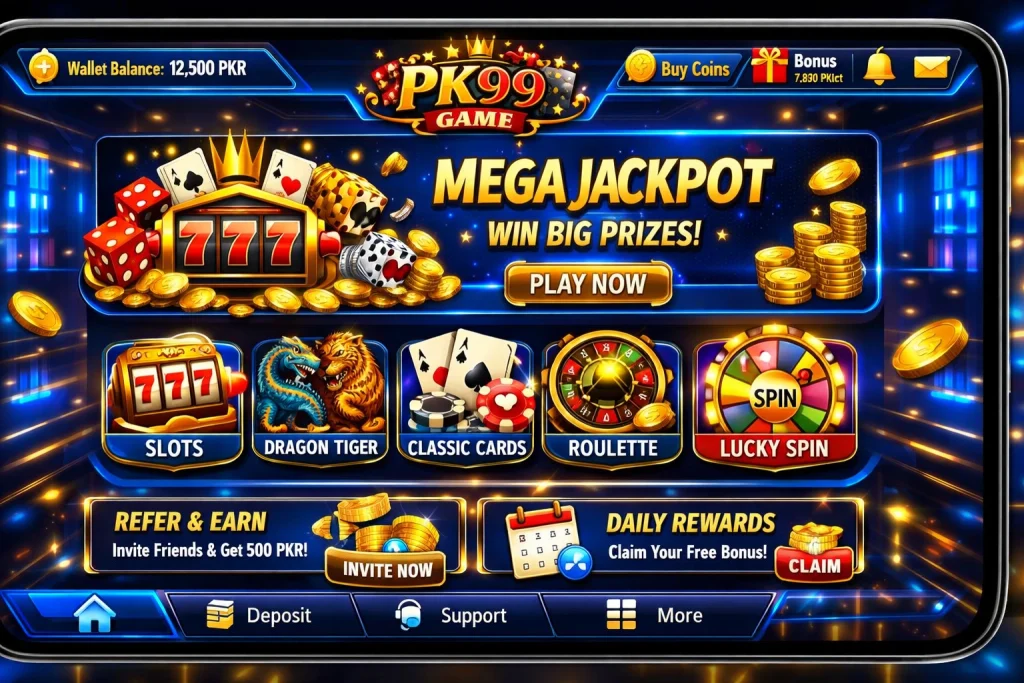 PK99 Game interface image