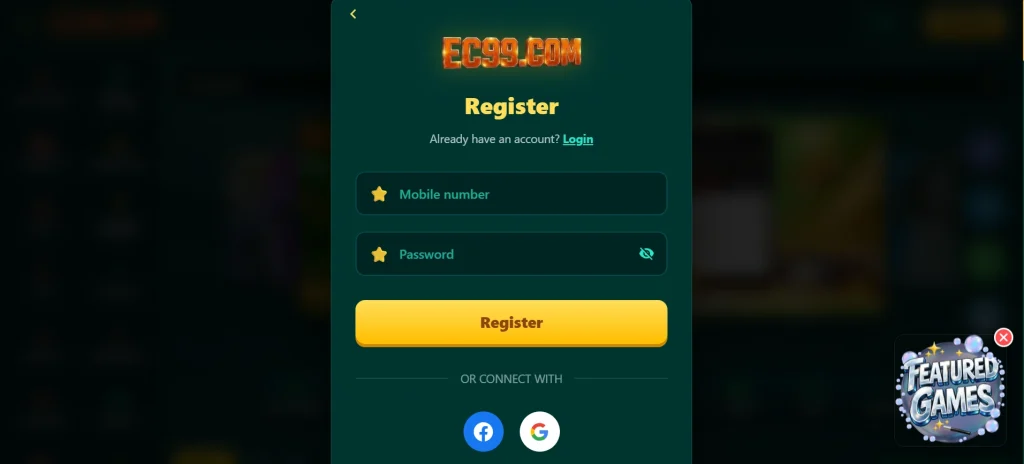 EC99 Game login