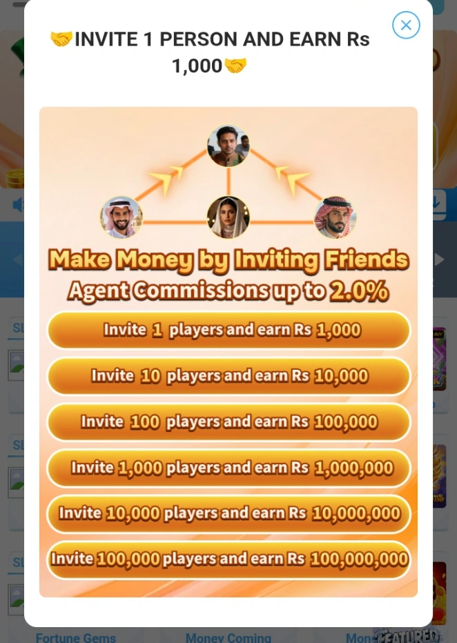 9999Win Game invitation rewards