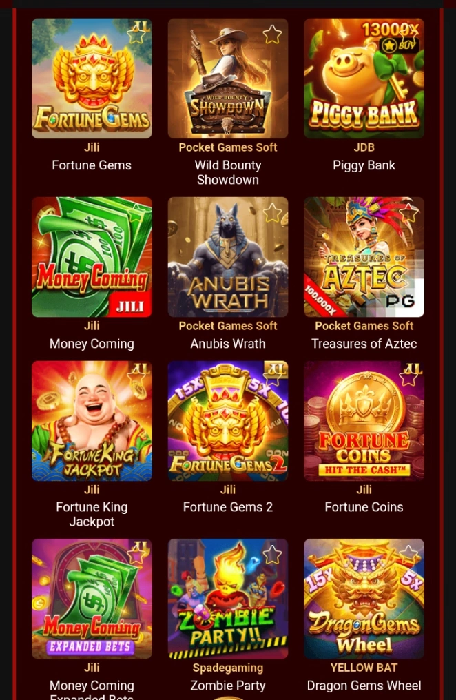 list of games